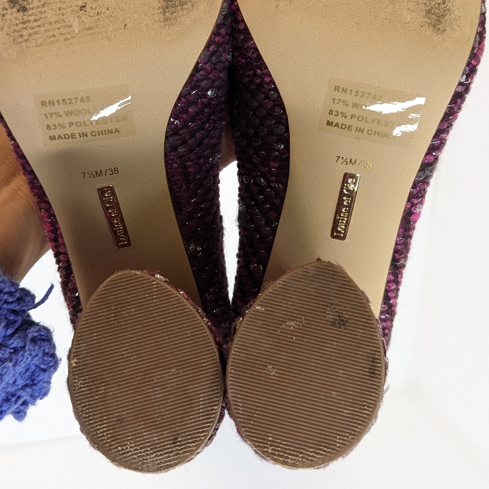 Louise et Cie tweed wool blend heels - Picture 14 of 16